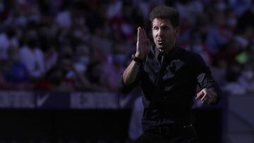 Simeone, en un partido esta temporada. 