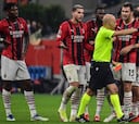 La UEFA no va a sancionar al árbitro del Milan-Atlético de Madrid