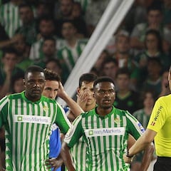 Tres expulsiones, cuatro jornadas: déficit añadido para el Betis