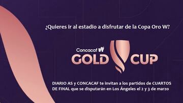 ¿Quieres entradas para los cuartos de final de la Copa Oro W? ¡Participa!