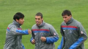 <b>TRANQUILO.</b> El Getafe se muestra tranquilo ante la Final de la Copa del Rey.