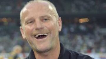 Foto que muestra al entonces entrenador del Werder Bremen Thomas Schaaf.