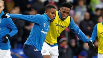 Yerry Mina, central del Everton