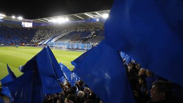 ambientazo. Los seguidores del Leicester llenarán el King Power Stadium ante el Atlético.