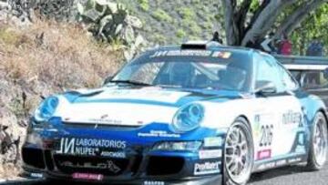 <b>PORSCHE. </b>El coche de Vallejo es de los más rápidos del Nacional.
