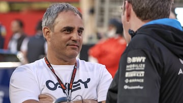 Juan Pablo Montoya, en el GP de Bahréin de F1 2024.