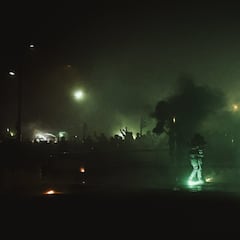 Descontrol de los aficionados del Sporting tras ganar la liga 19 años después