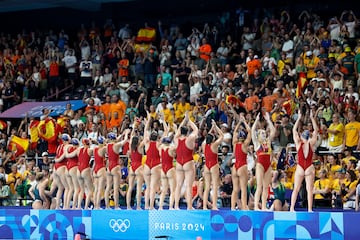 Así celebran las Guerreras su oro olímpico 