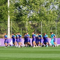 El Real Valladolid vuelve al trabajo con el Depor como objetivo