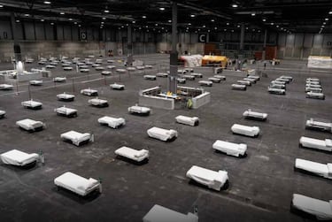 Fibra aérea, la forma de tener Internet en Hospitales de campaña por el Covid-19