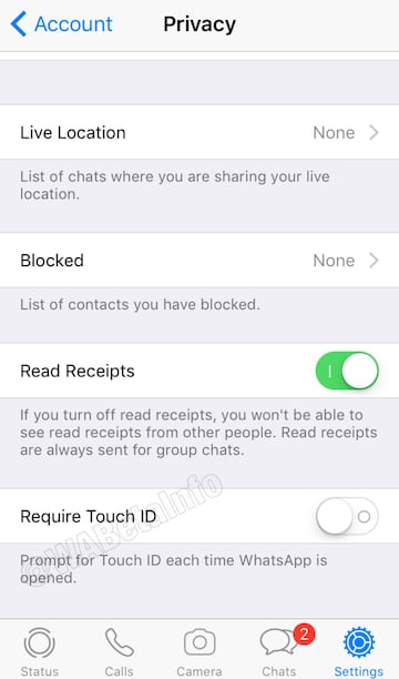 Touch ID y Face ID llegan en exclusiva al WhatsApp de iPhone