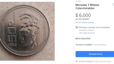 La enigmática moneda que hace 40 años valía 50 centavos y hoy venden en 6,000
