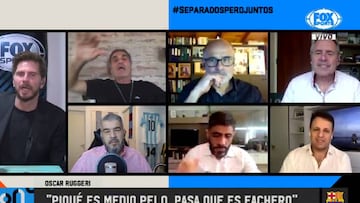 Óscar Ruggeri, mítico ex jugador y actual comentarista en Fox Sports cargó contra el central del Barcelona y le restó mérito a sus logros.