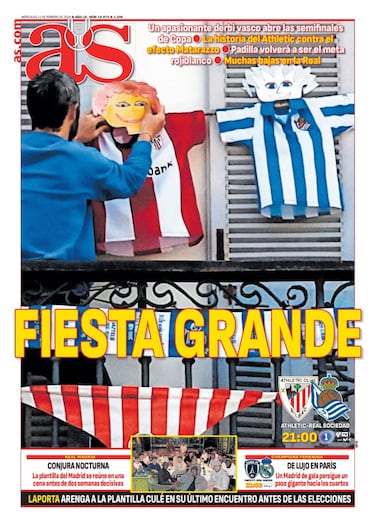 Las portadas de AS de febrero