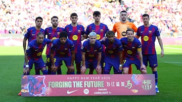 22/02/26 PARTIDO PRIMERA DIVISION
BARCELONA - LEVANTE
FORMACION