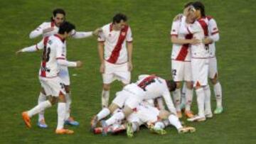 El Rayo pasó por encima del Málaga como un rodillo