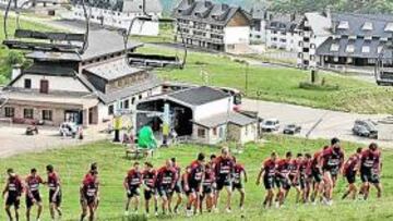 La plantilla rojiblanca tocó el cielo de Pajares