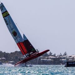 El F50 Victoria, quinto en el estreno del SailGP de Bermuda