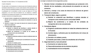 FES Acatlán de la UNAM: Cuántos días se van a paro y cuáles son sus demandas