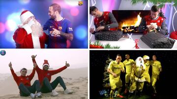Las felicitaciones navideñas más top... ¡ojo al Bayern y al Villarreal!