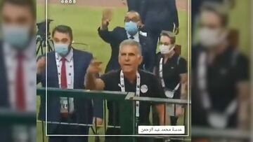 Revelan video de Carlos Queiroz encarando a aficionado