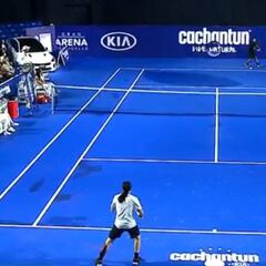 González derrota a Massú en 'la revancha del tenis chileno'