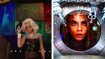 Rihanna y Cara Delevigne en el primer tráiler de Valerian. Imágen: Instagram
