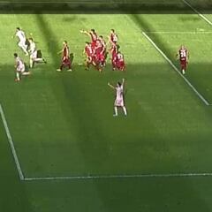 El insólito gol que le anularon a la U: ¡sonó el silbato del árbitro!