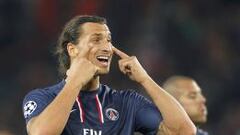 Ibrahimovic, durante un partido del Par&iacute;s Saint Germain.