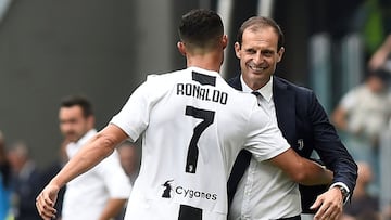 Allegri confirma el adiós: "Cristiano se va, la vida sigue"