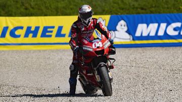 Dovizioso durante los entrenamientos del GP de Austria.