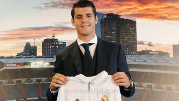 Álvaro Morata fue presentado como nuevo jugador del Madrid