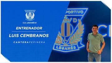 Luis Cembranos, nuevo entrenador del Legan&eacute;s B