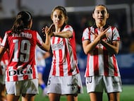 Las jugadoras del Athletic Femenino.