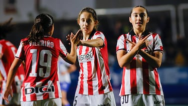 Las jugadoras del Athletic Femenino.