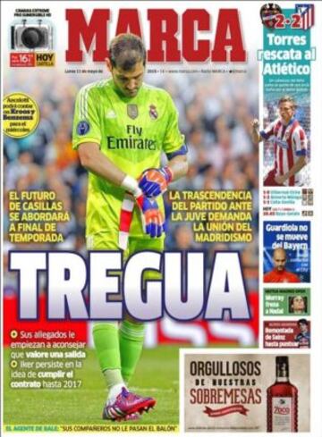 Portadas de la prensa deportiva