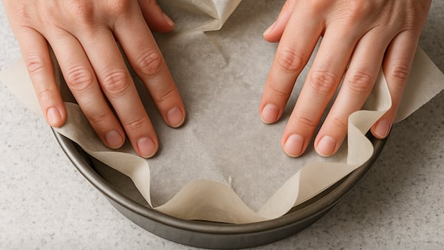 Stop fighting with wrinkled corners and slipping sheets by making parchment paper work for you.