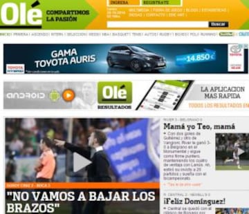 Portadas de la prensa extranjera