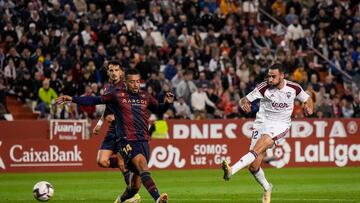 Higinio marca ante el Levante.