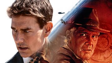 Misión Imposible Indiana Jones Tom Cruise Harrison Ford