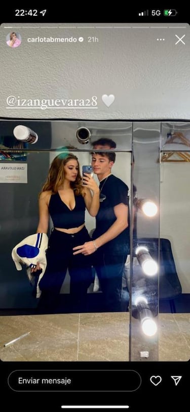 Izan Guevara, campeón de Moto 3, relacionado con una famosa actriz