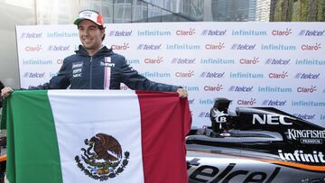 Checo P&eacute;rez quiere que la lluvia se haga presente en el GP de M&eacute;xico