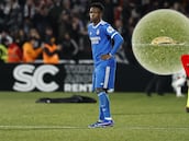 Tiraron un plátano a Vinicius tras el 3-2 del Albacete