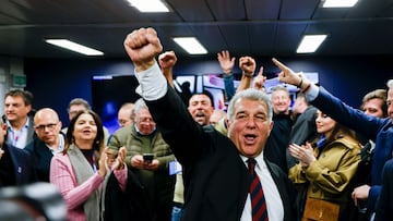 Joan Laporta re-elected as Barcelona president in landslide: How many votes did he get?