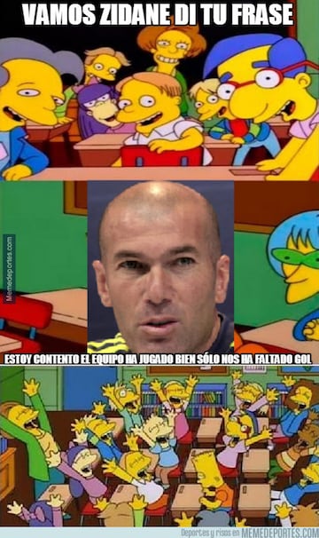 Zidane y Ramos protagonistas de los memes del Madrid-Villarreal