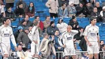 Gradas vacías en el Bernabéu