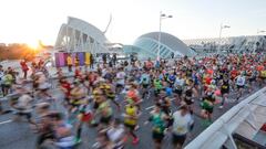 Imagen de la Maratón de Valencia Trinidad Alfonso 2021.