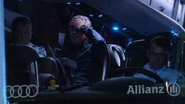 El enfado de Heynckes?en el bus del Bayern