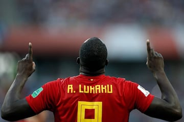 Lukaku celebra su gol.