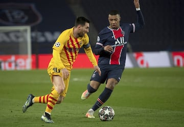 Leo Messi y Kylian Mbappé.